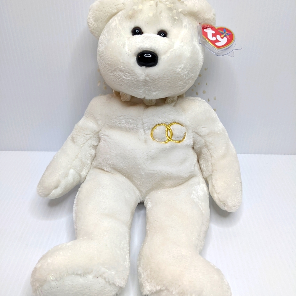 NWT ~12 in TY Beanie Baby Bride "Mrs"